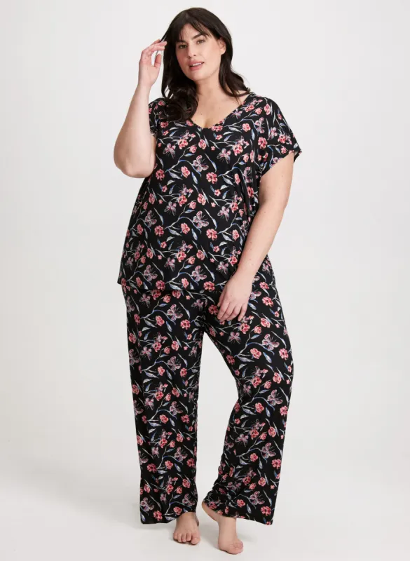 Floral Print Pyjama Set sold by Laura