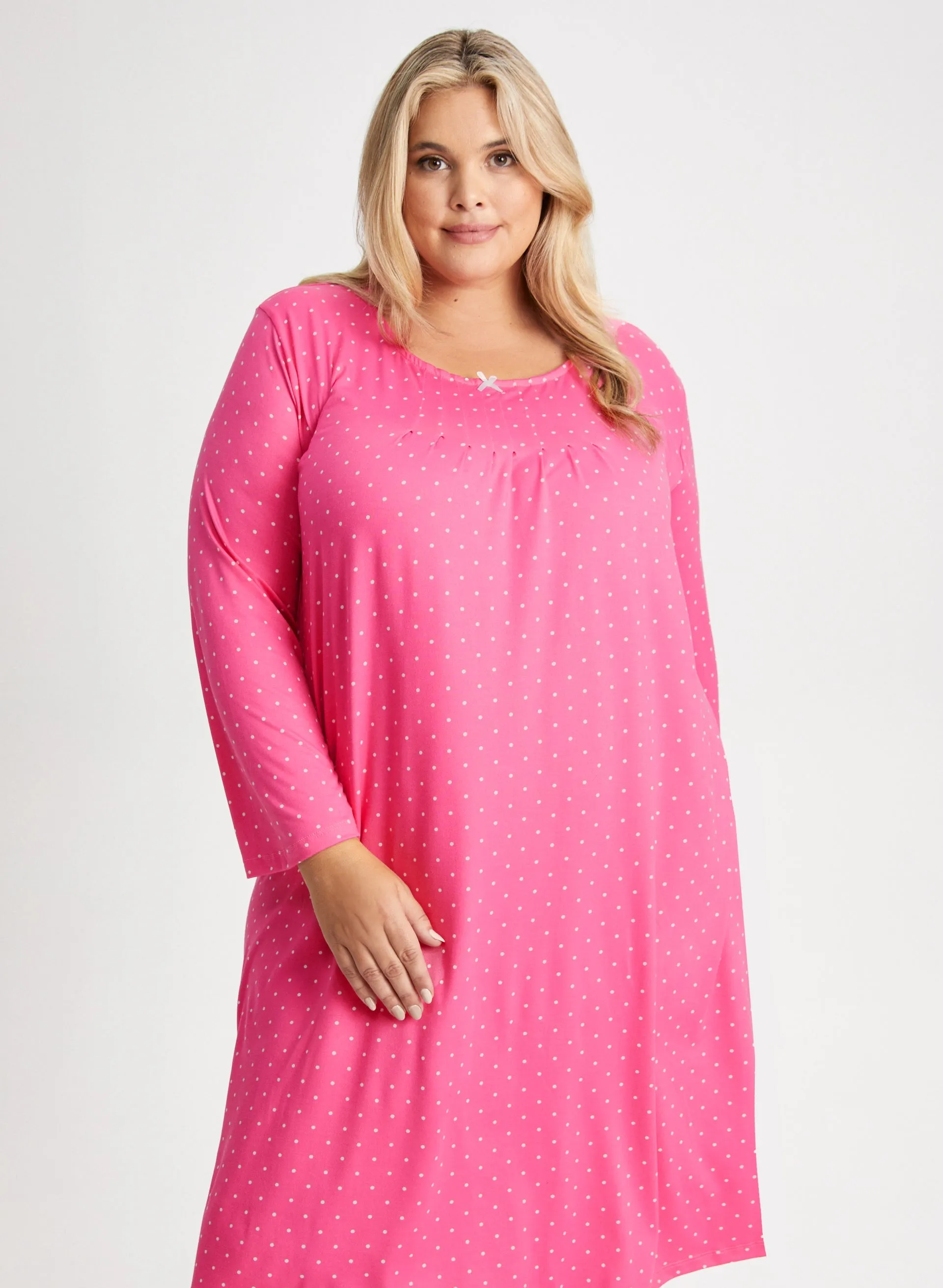 Polka Dot Print Nightgown sold by Laura product image thumbnail 5