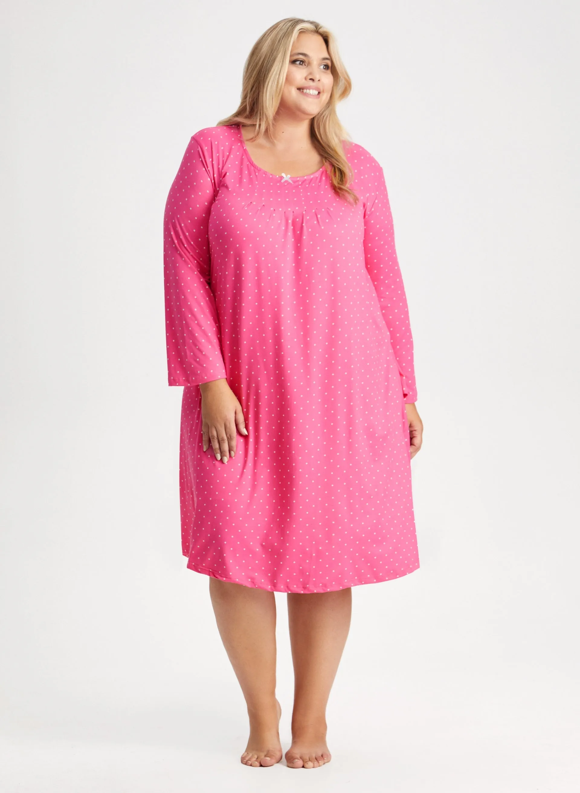 Polka Dot Print Nightgown sold by Laura