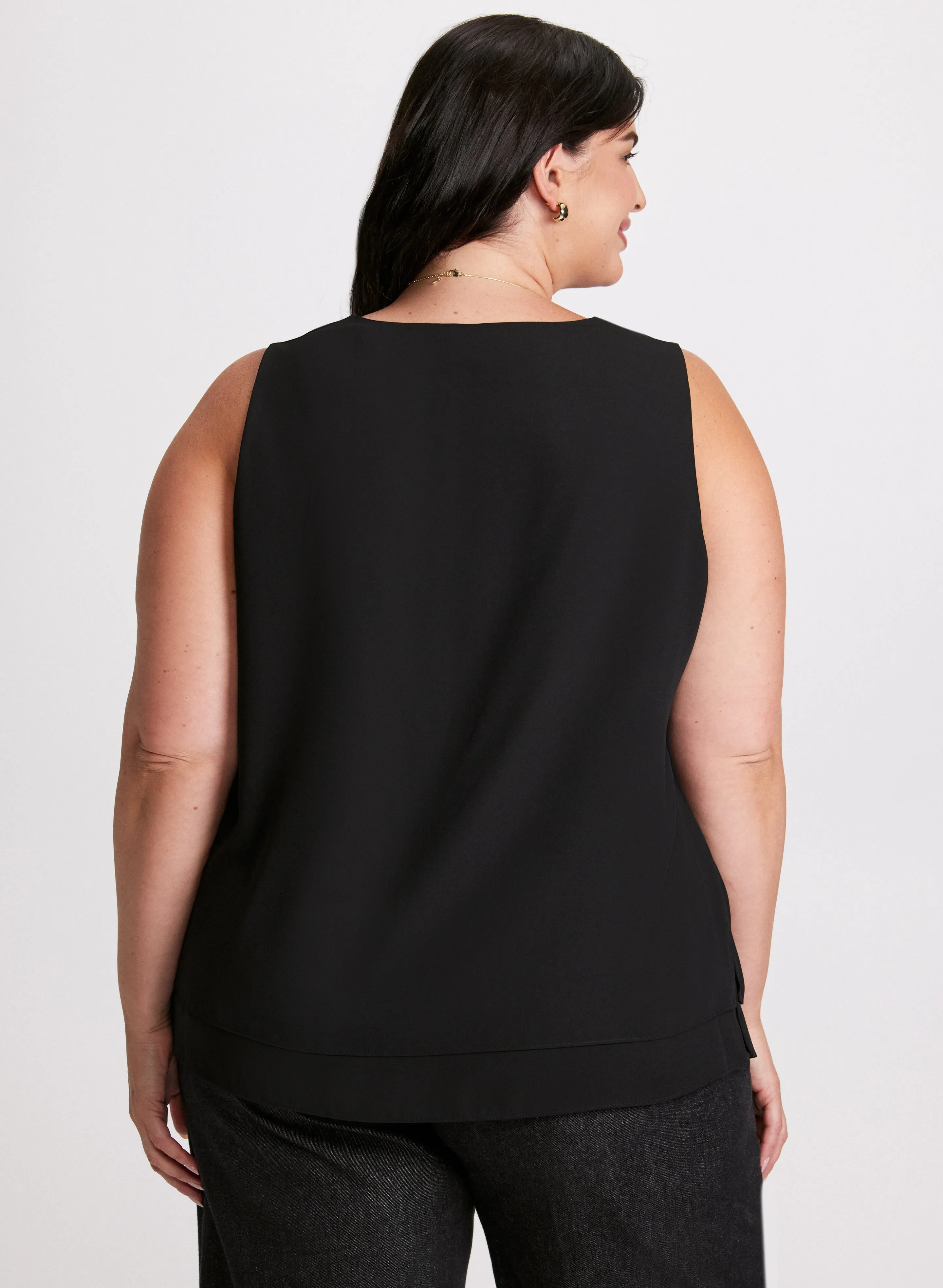 Sleeveless V-Neck Blouse sold by Laura product image thumbnail 4