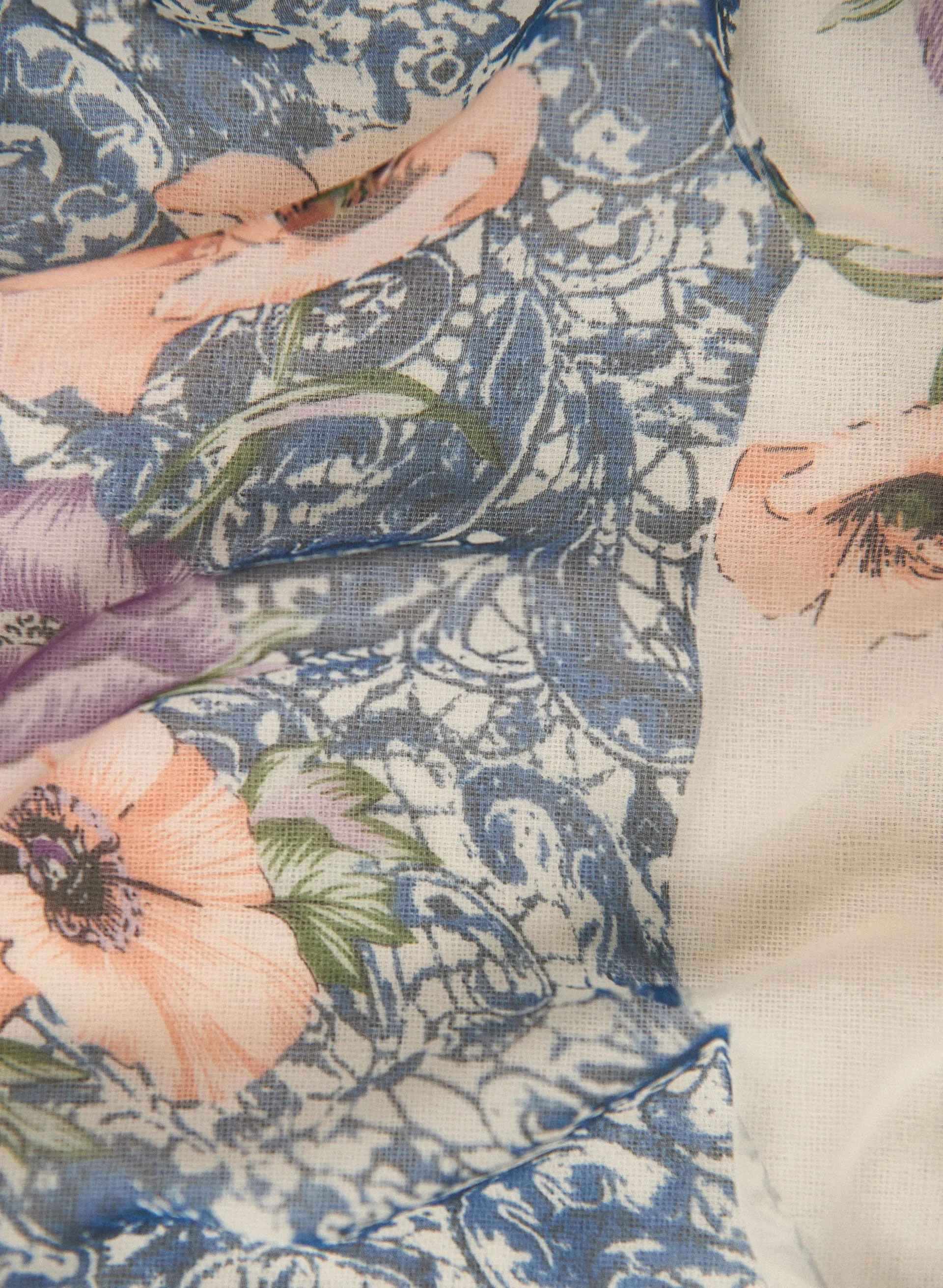 Abstract Floral Print Scarf sold by Laura product image thumbnail 2