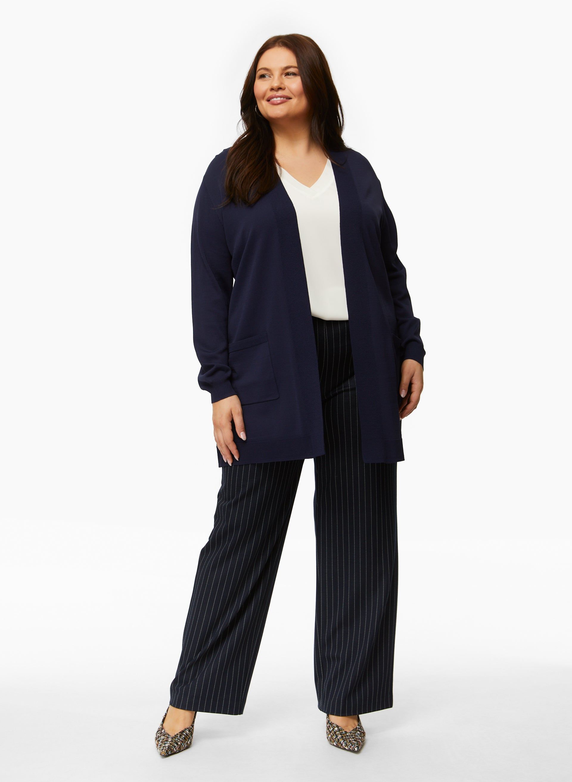 Open Front Cardigan sold by Laura product image thumbnail 3