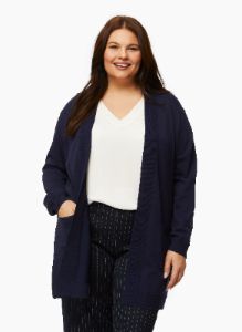 Open Front Cardigan sold by Laura