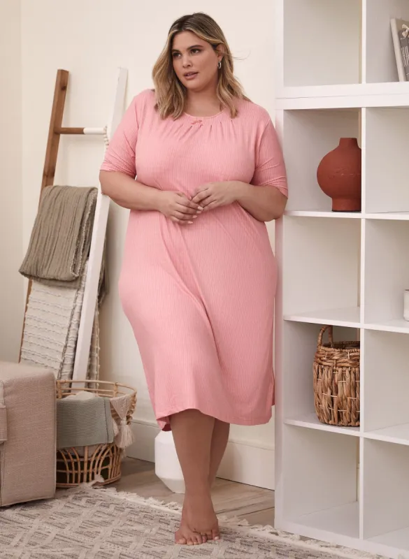 Zigzag Print Nightgown sold by Laura