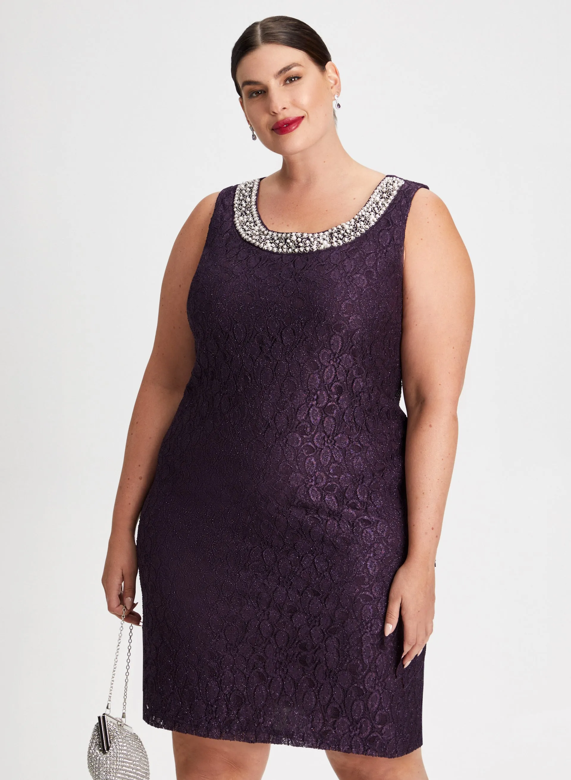 Sequin Lace Dress & Jacket Set sold by Laura product image thumbnail 5