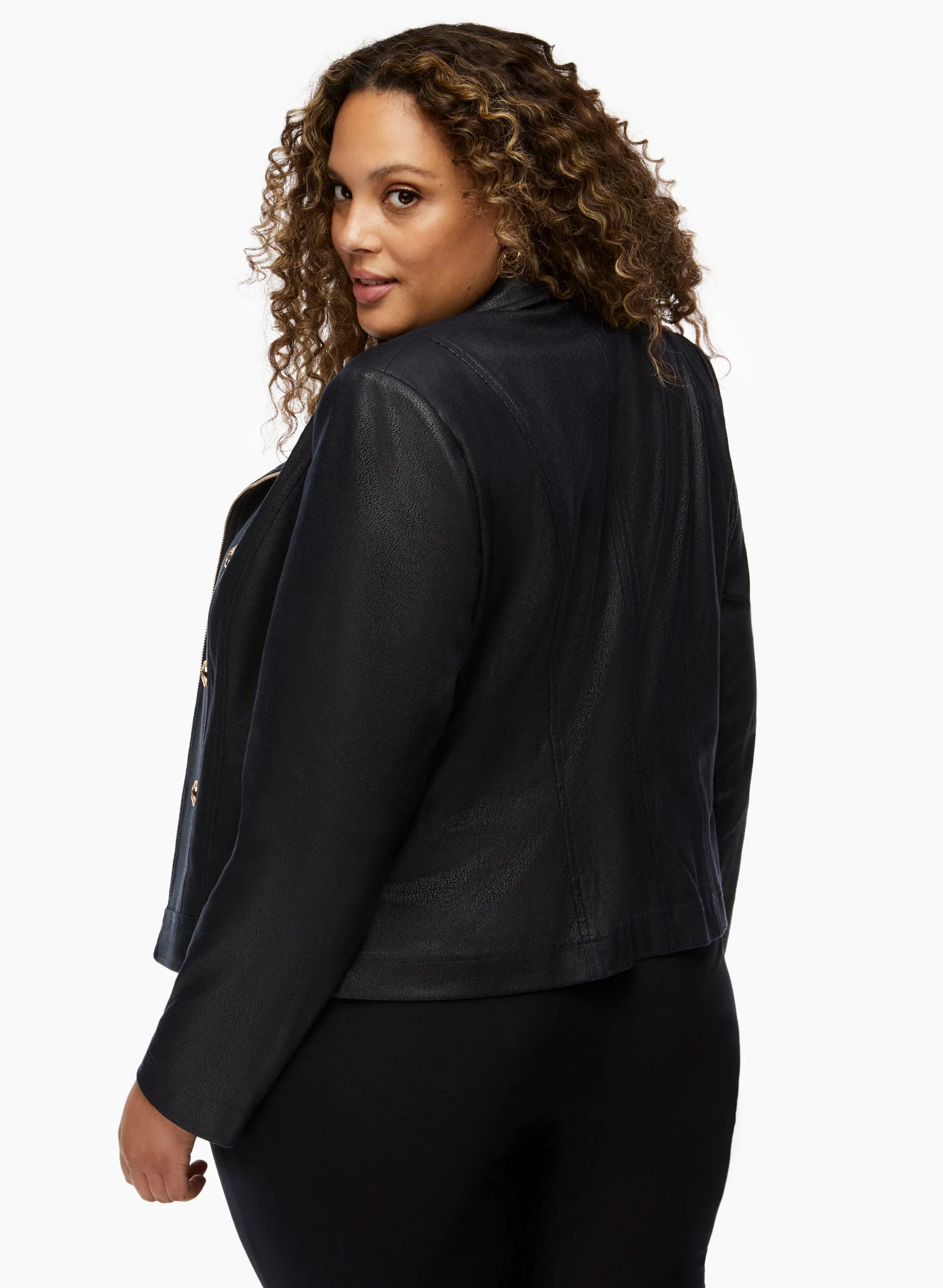 Faux Suede Jacket sold by Laura product image thumbnail 2