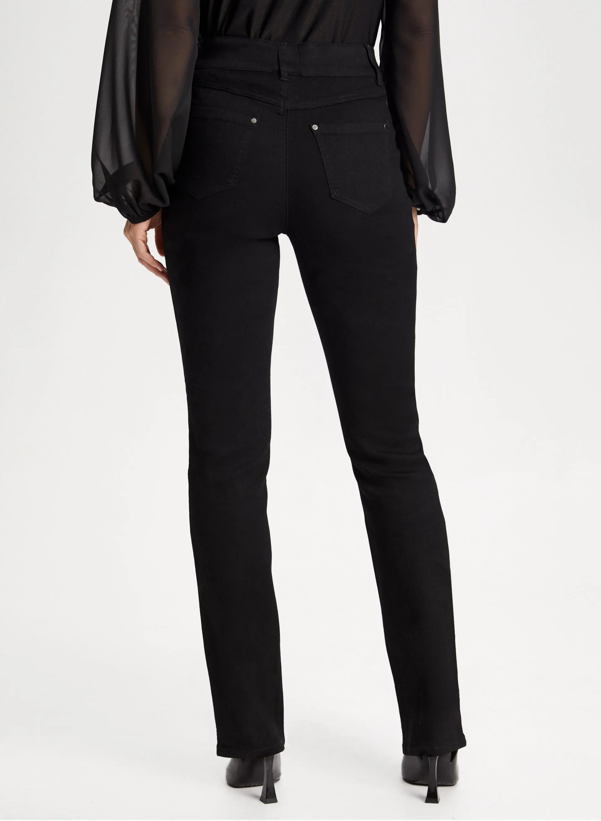 Straight Leg Pull-On Jeans sold by Laura product image thumbnail 2