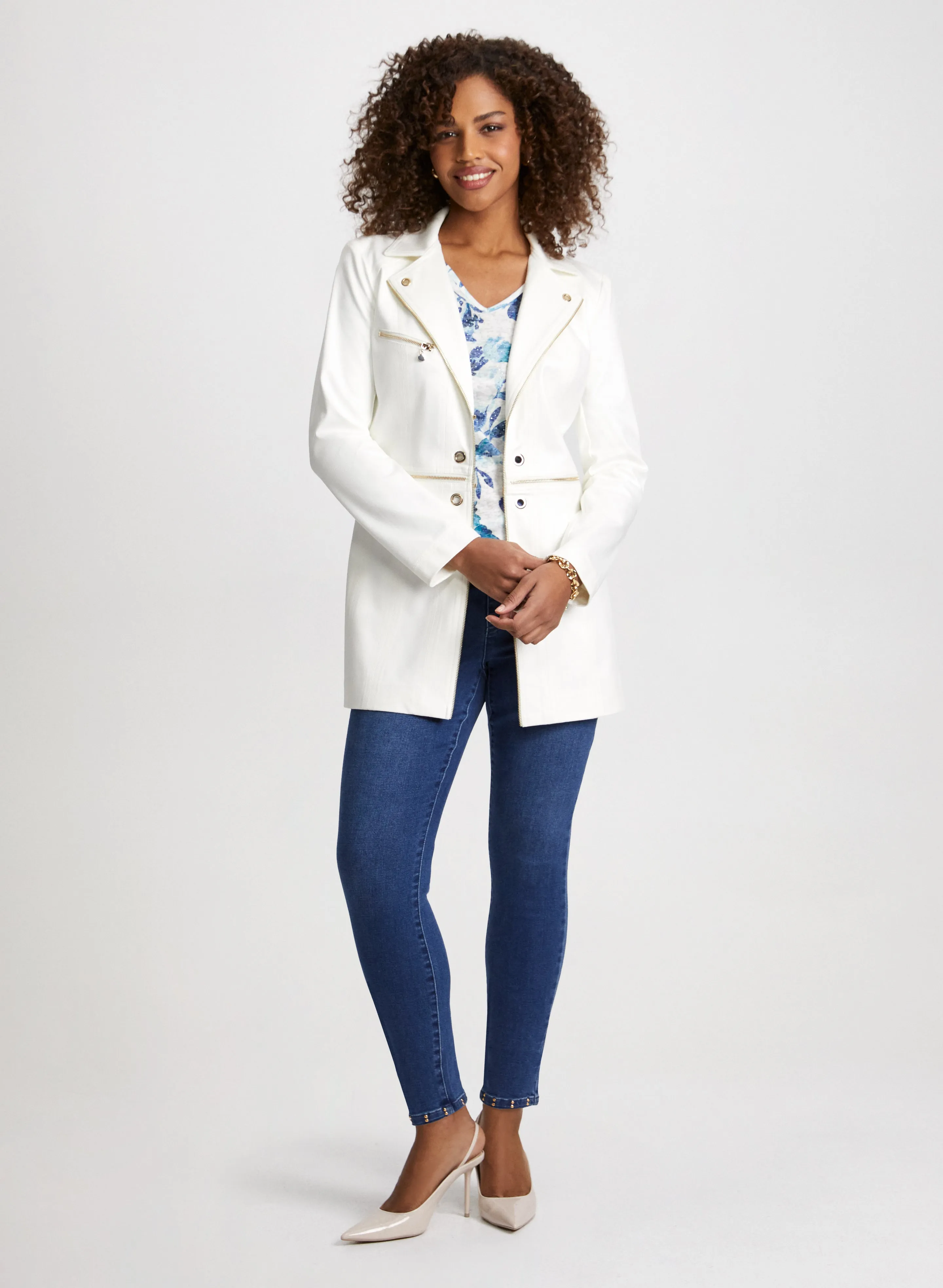 Long Jacket & Pull-On Jeans sold by Laura