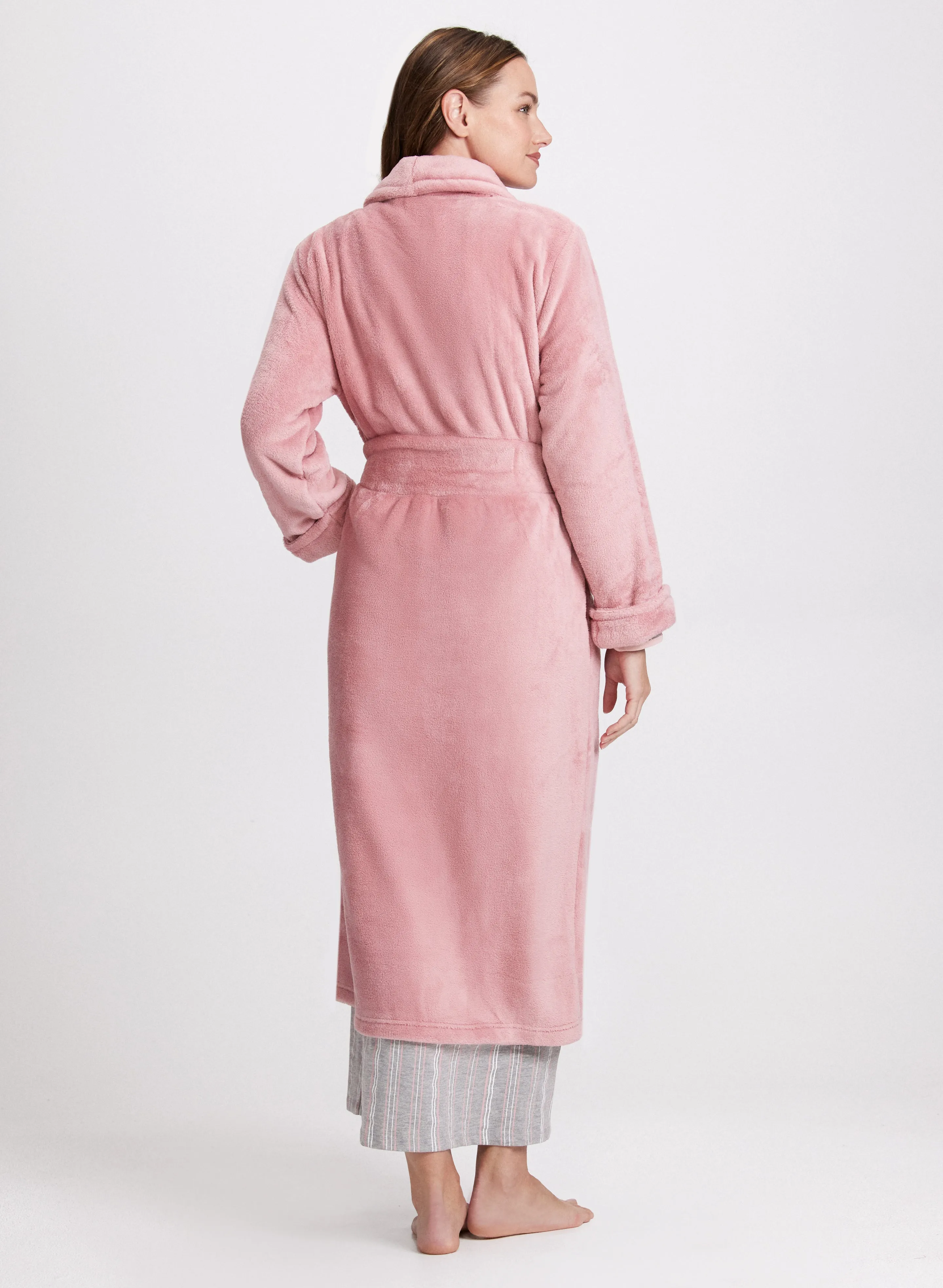 Belted Fleece Robe sold by Laura product image thumbnail 3