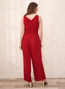 Twist Detail Wide Leg Jumpsuit sold by Laura