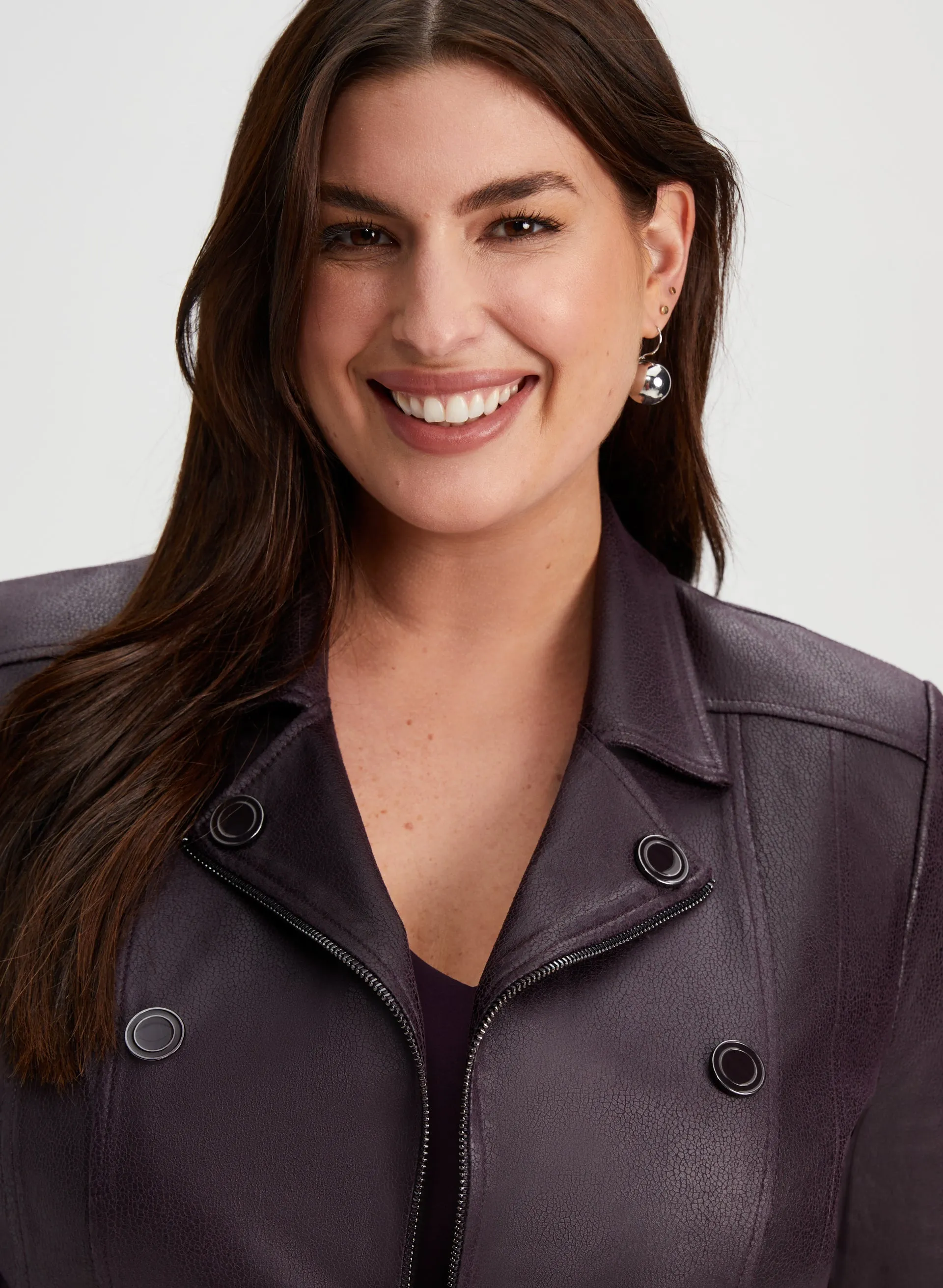 Faux Suede Jacket sold by Laura product image thumbnail 4