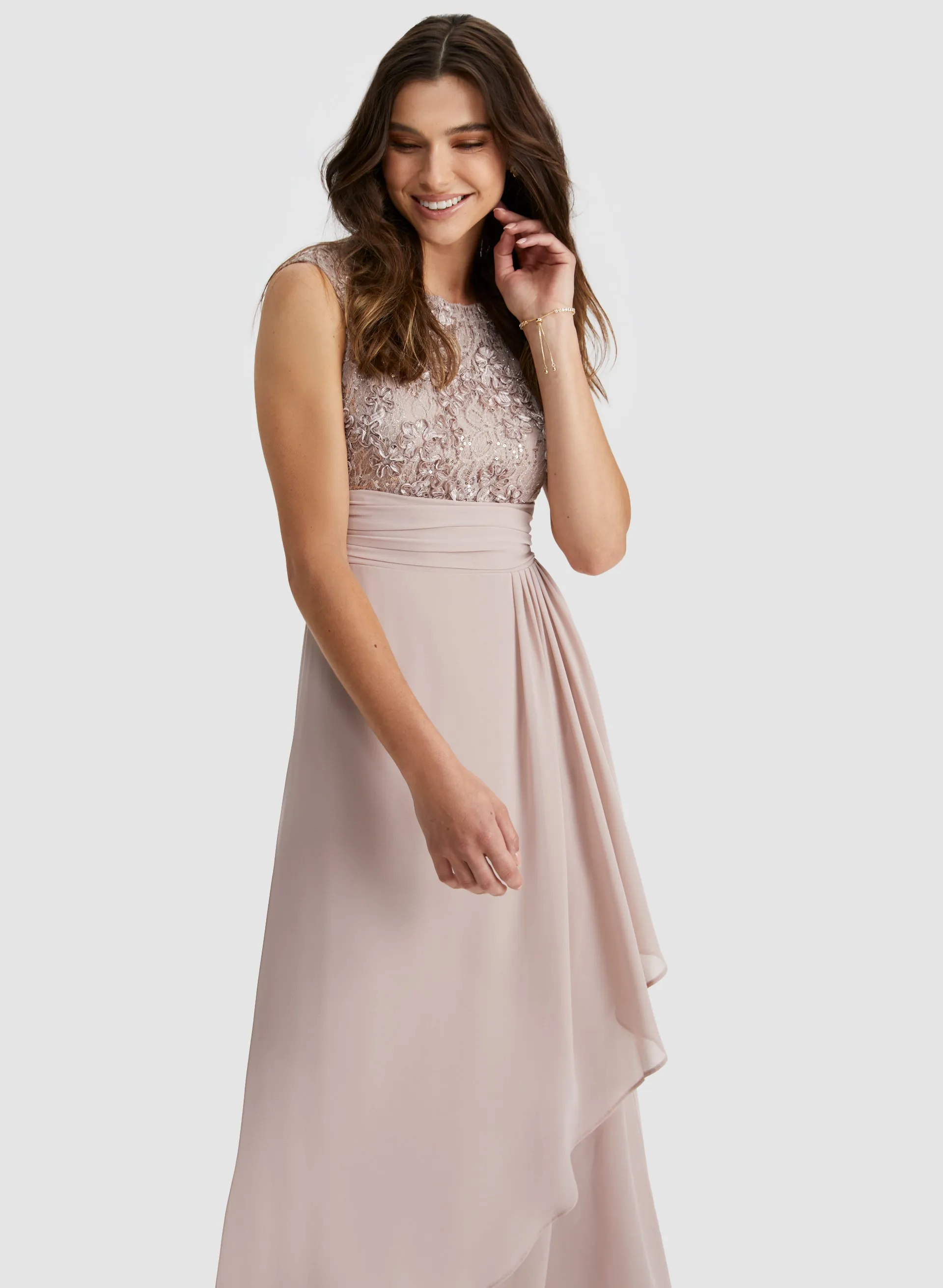 Floral Soutache Detail Dress sold by Laura product image thumbnail 5