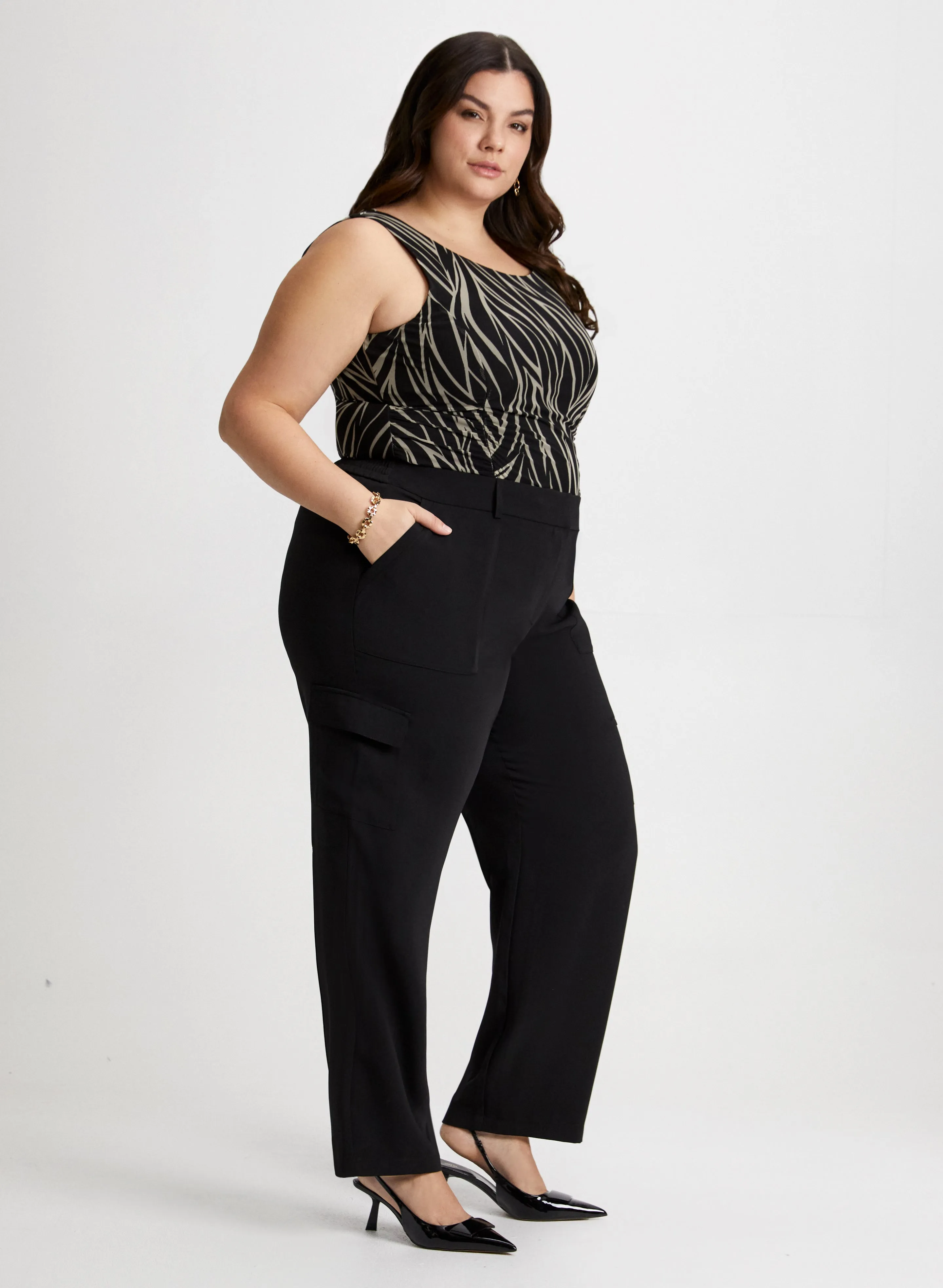 Emma Straight Leg Cargo Pants sold by Laura product image thumbnail 5