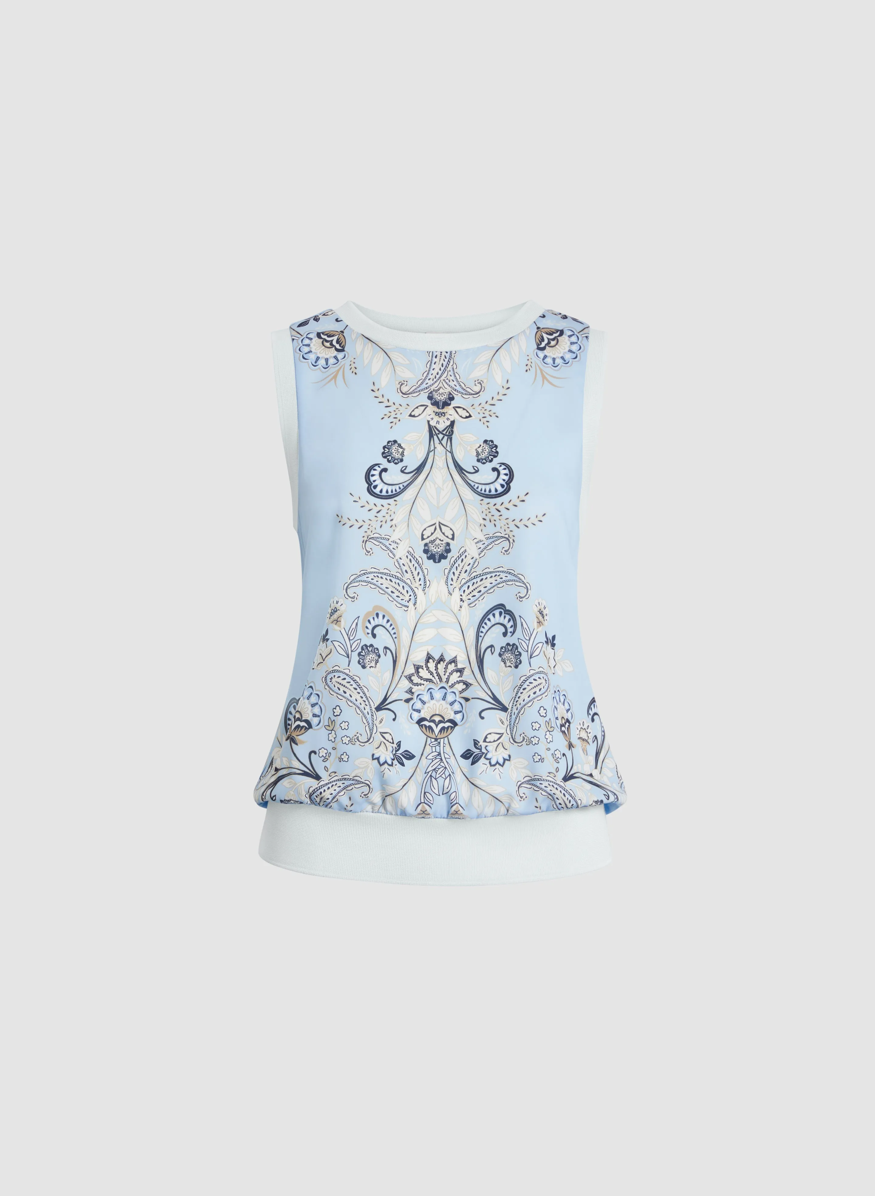 Sleeveless Paisley Print Top sold by Laura product image thumbnail 5