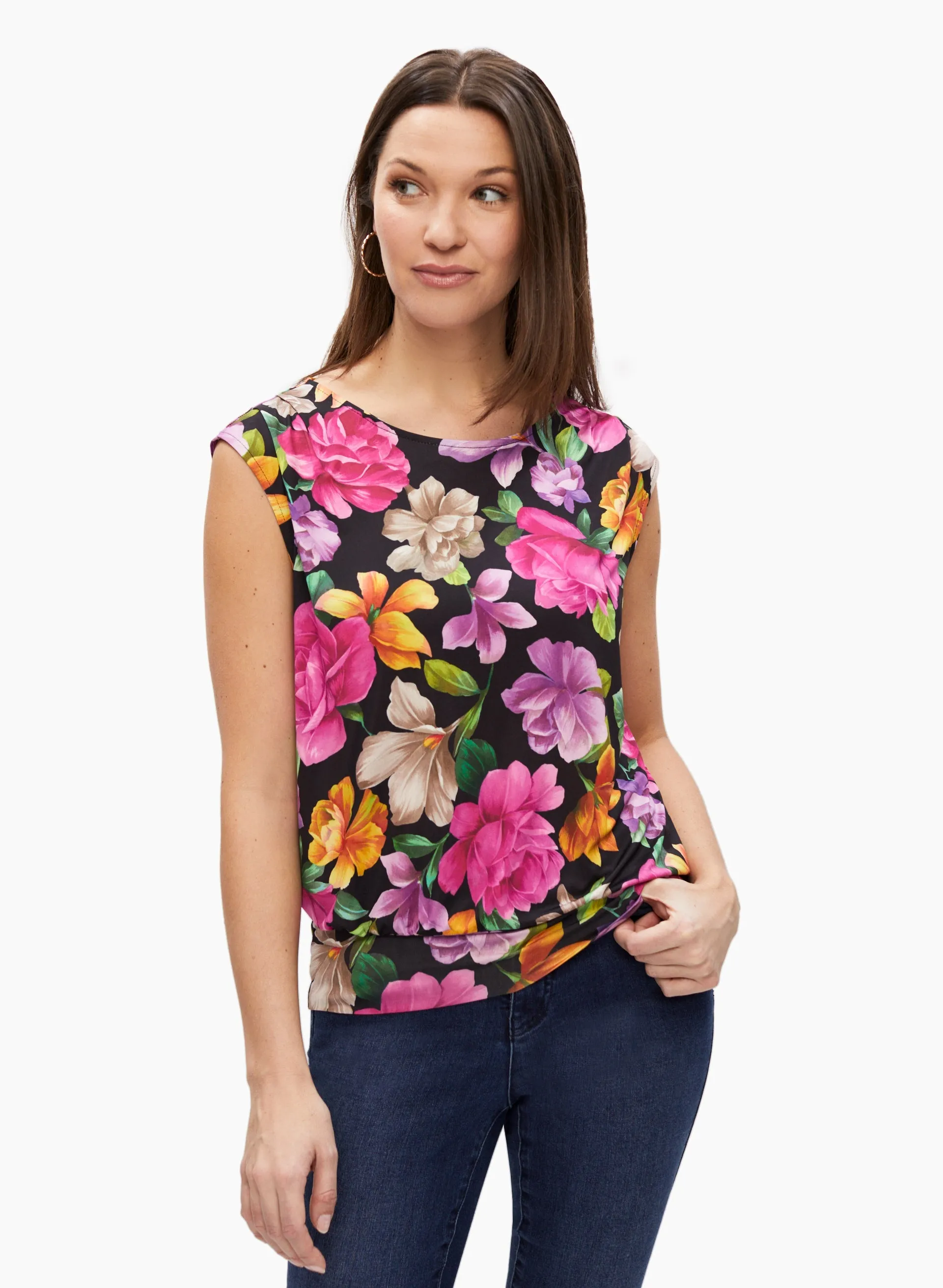 Floral Print Top sold by Laura