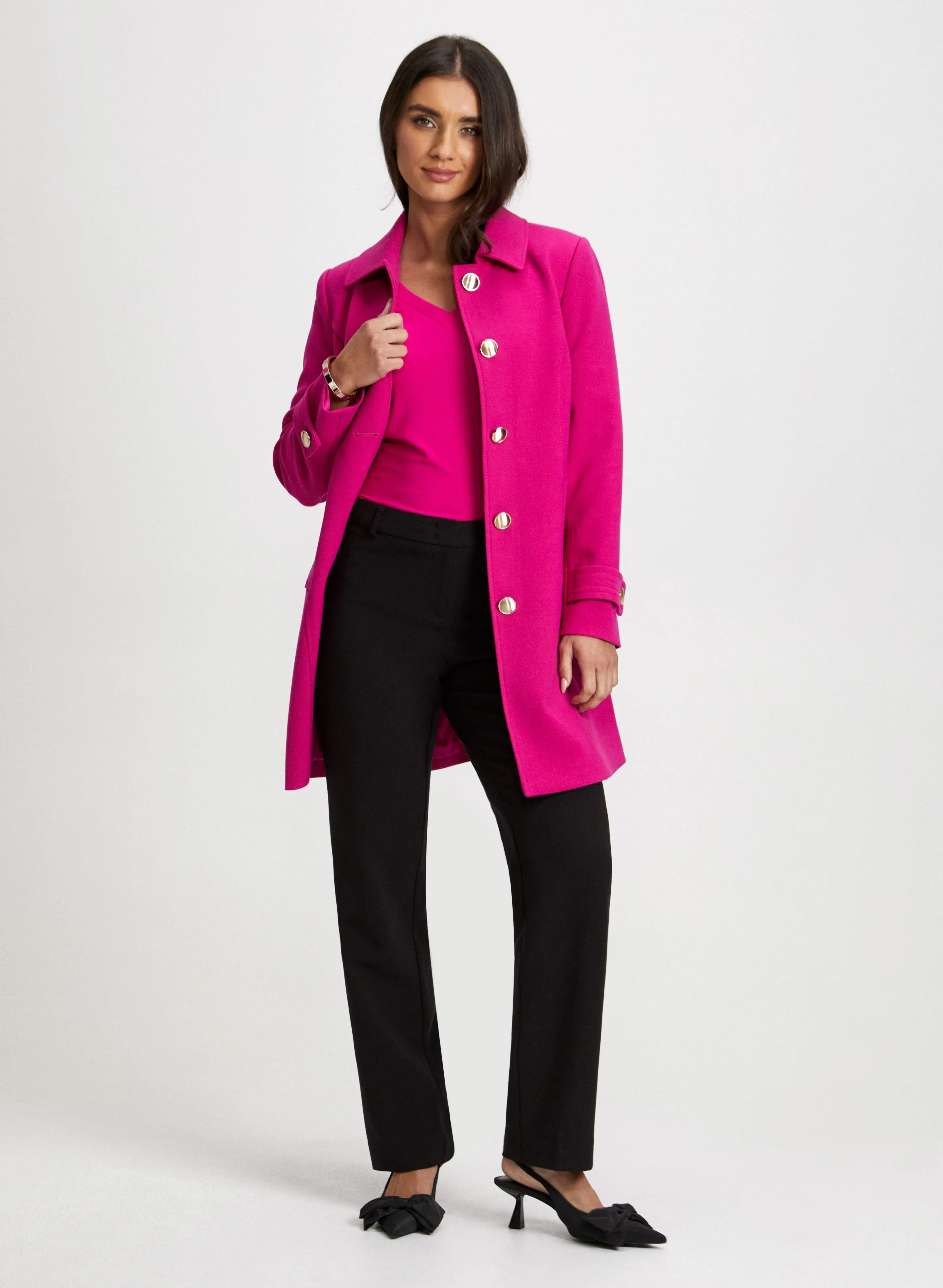 Tricotine Trench & Modern Fit Pants sold by Laura