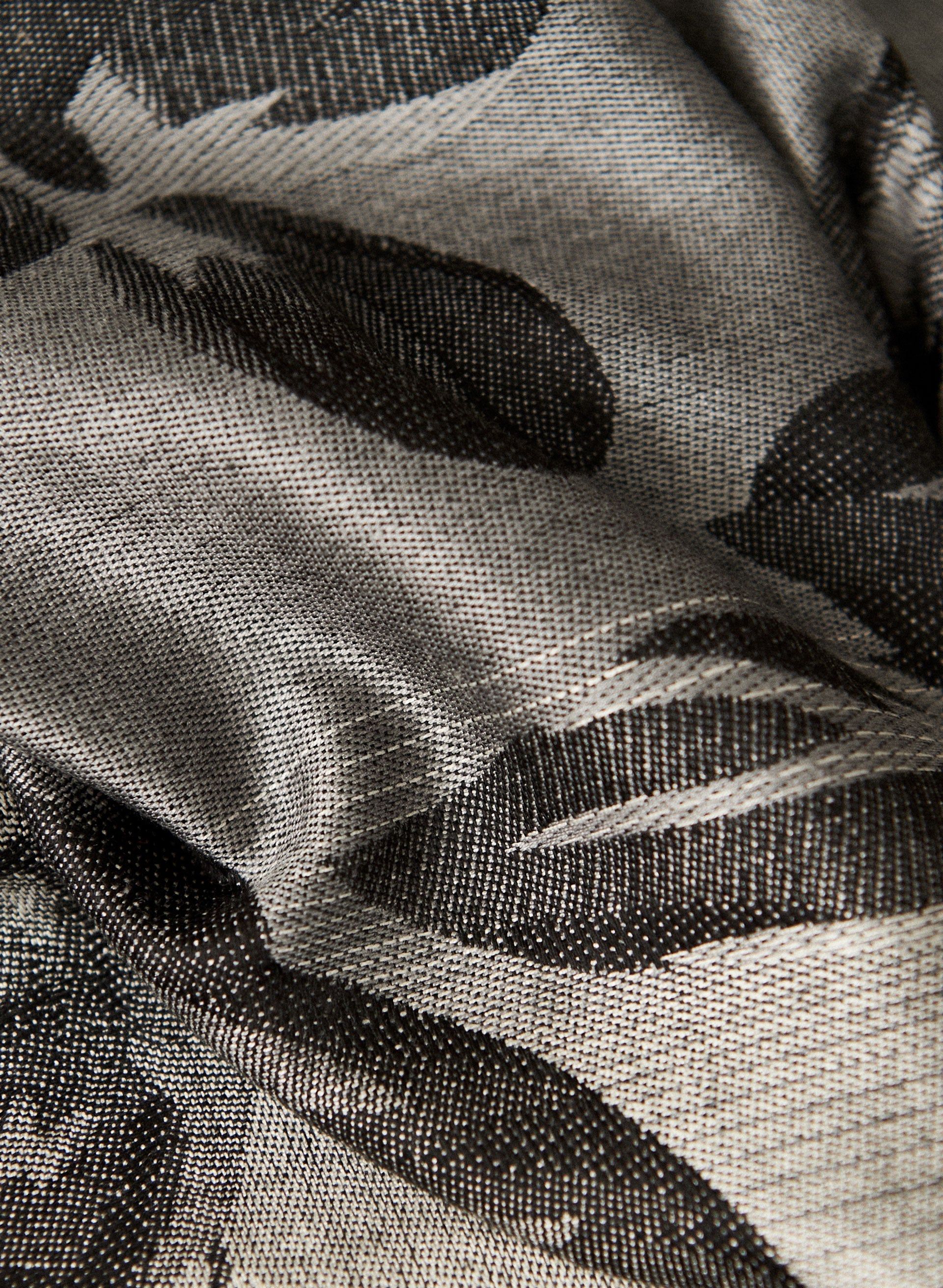 Two Tone Floral Jacquard Scarf sold by Laura product image thumbnail 2