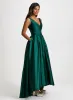 Asymmetric V-Neck Dress sold by Laura