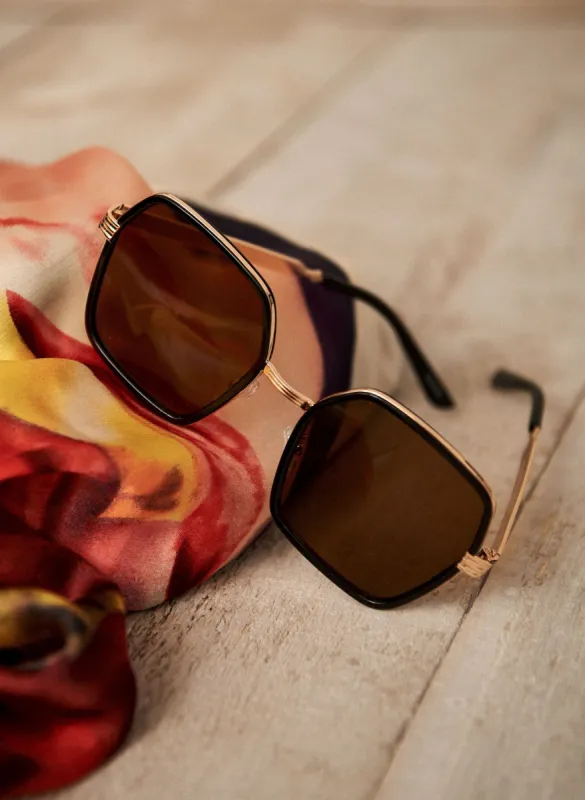 Geometric-Shaped Sunglasses sold by Laura