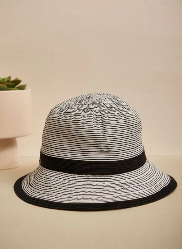 Ribbon Trim Cloche Hat sold by Laura