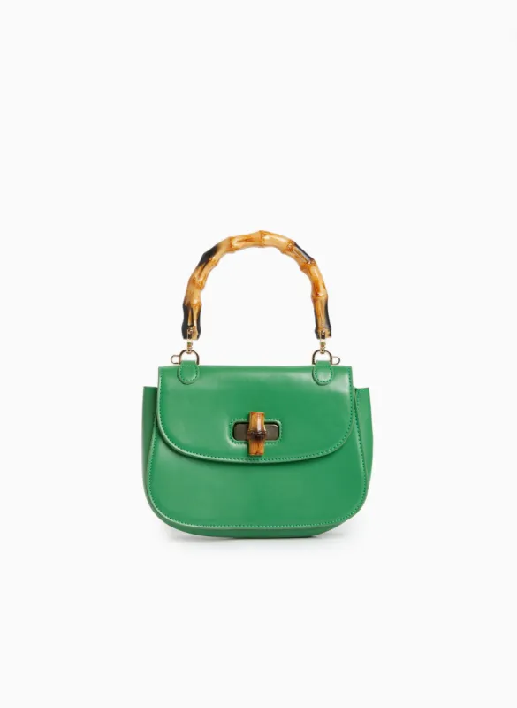 Bamboo Handle Handbag sold by Laura
