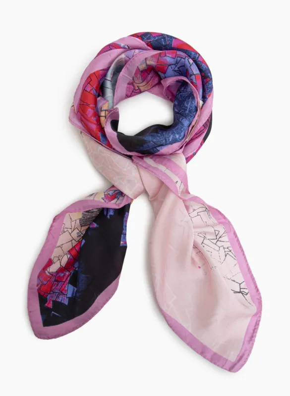 Mosaic Print Scarf sold by Laura