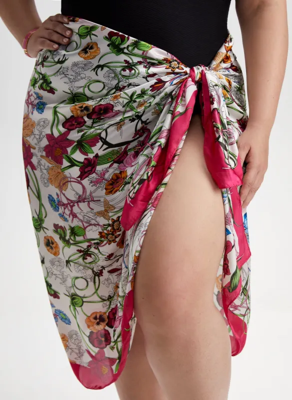 Floral Print Scarf sold by Laura