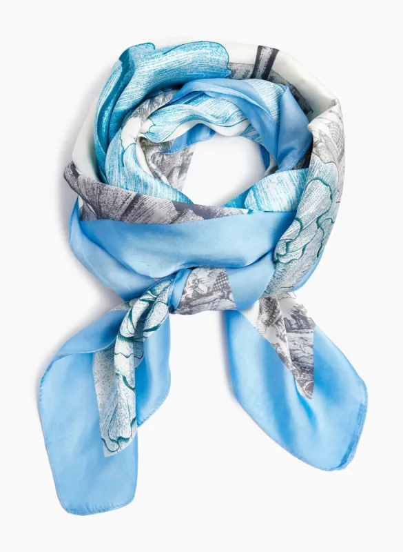 Floral Motif Scarf sold by Laura