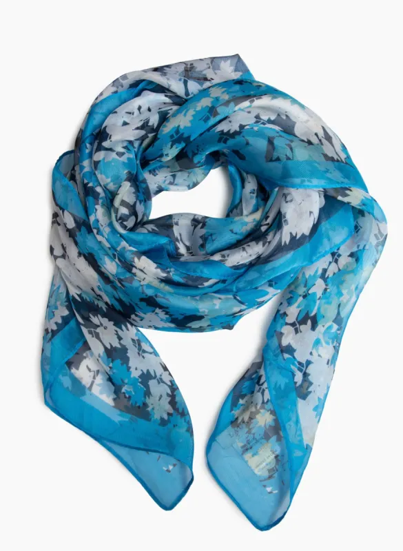 Abstract Leaf Motif Scarf sold by Laura