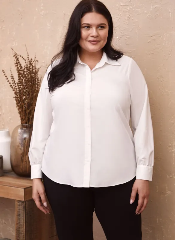 Long Sleeve Button-Up Blouse sold by Laura