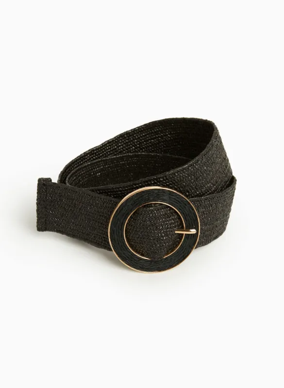 Round Buckle Elastic Belt sold by Laura