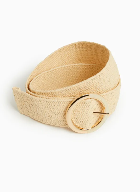 Round Buckle Elastic Belt sold by Laura