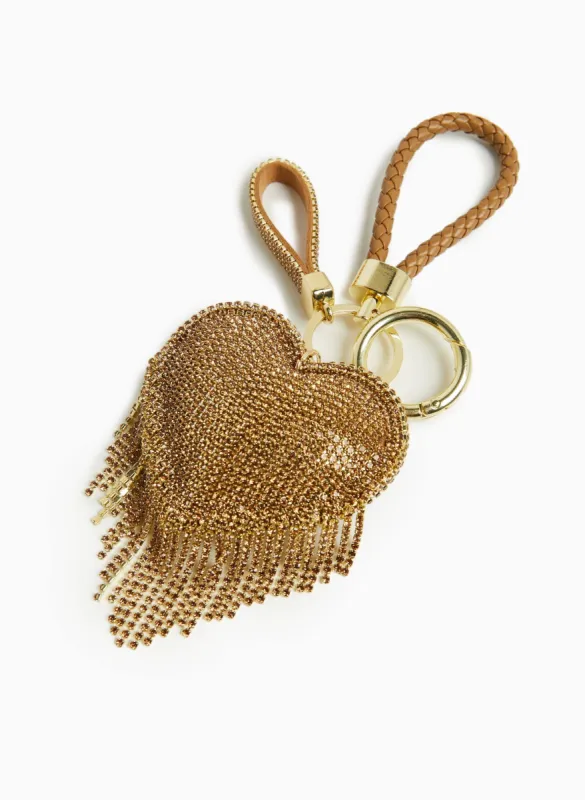 Crystal Heart Key Chain sold by Laura