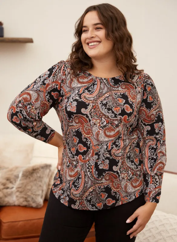 Paisley Print Top sold by Laura