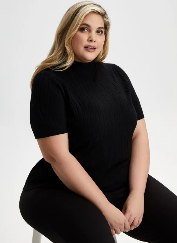 Mock Neck Sweater sold by Laura