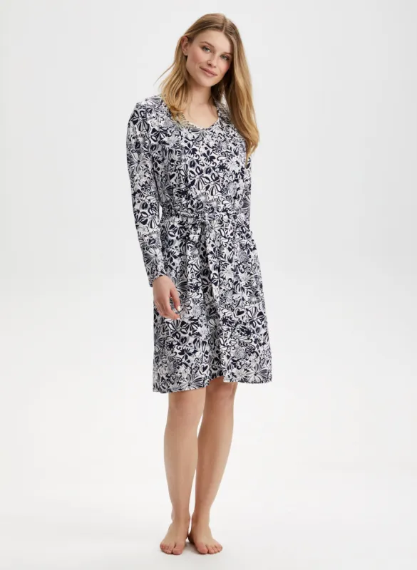 Floral Robe & Sleepshirt Pyjama Set sold by Laura