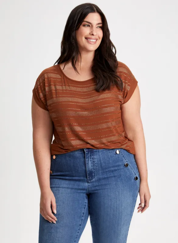 Stud Detail Top sold by Laura