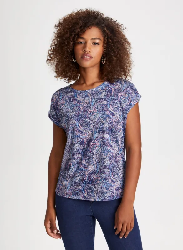 Paisley Print Tee sold by Laura
