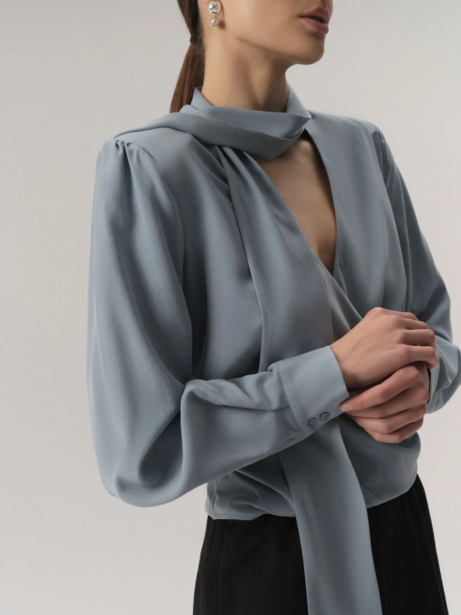 Margot Blouse Blue sold by Duende product image thumbnail 3