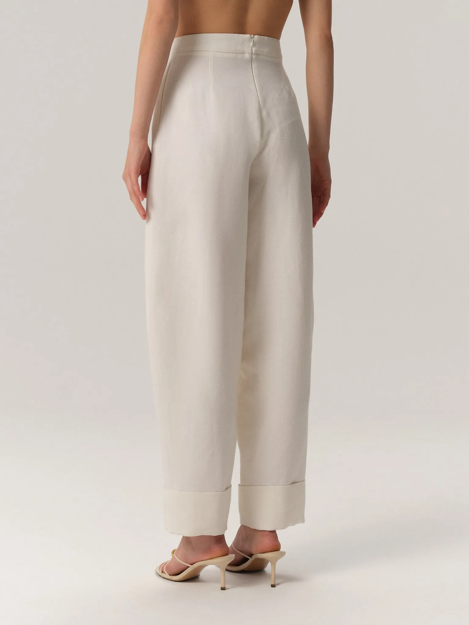 Selda Pants Linen&Wool Creme sold by Duende product image thumbnail 4