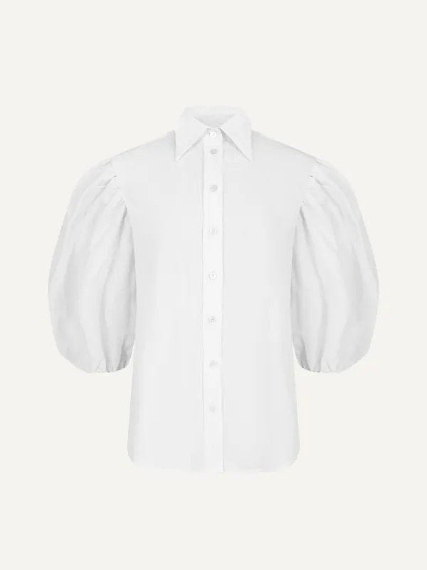 Serata Shirt White made by Duende