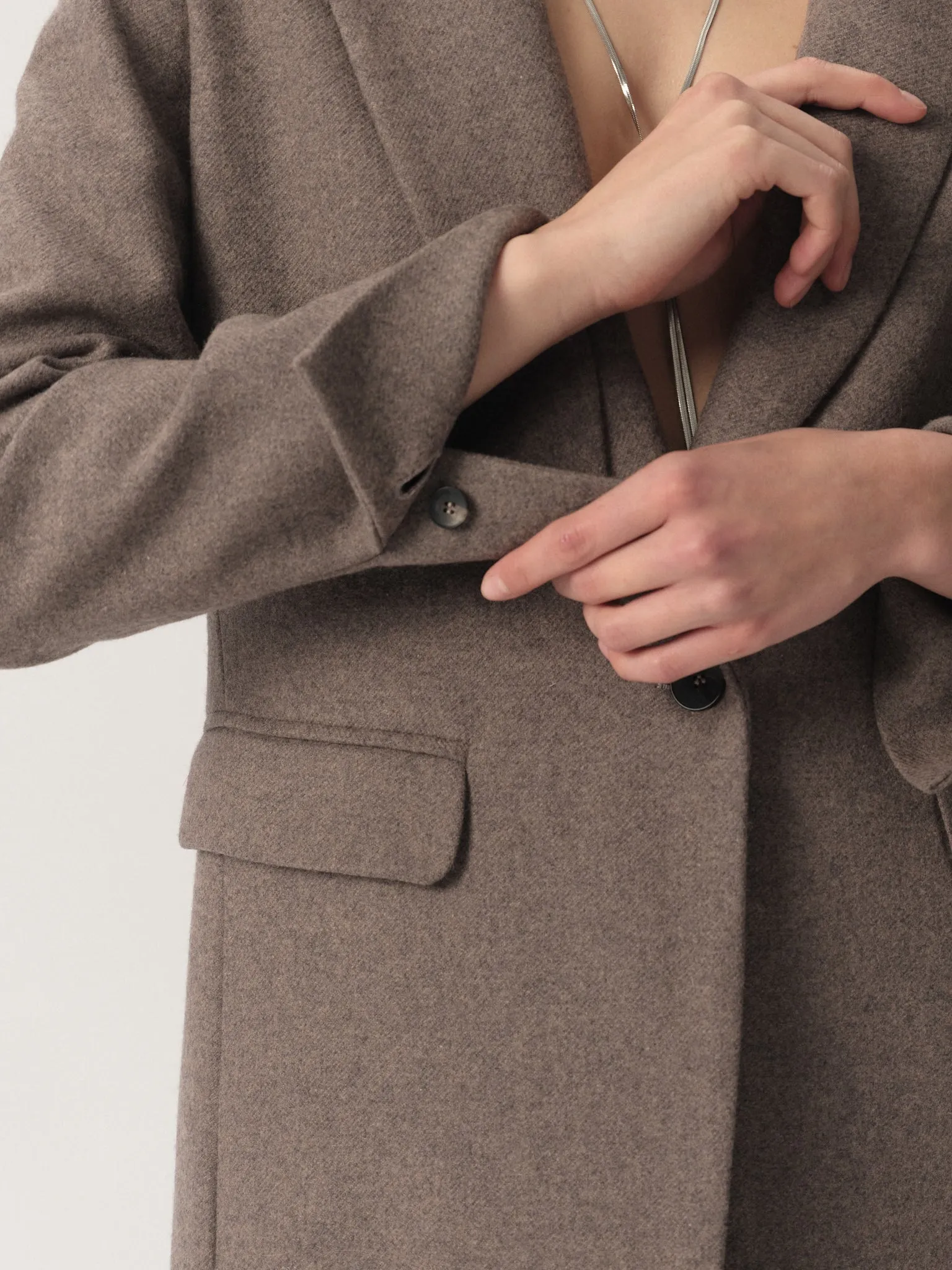 Faye Blazer Ash Beige sold by Duende product image thumbnail 5