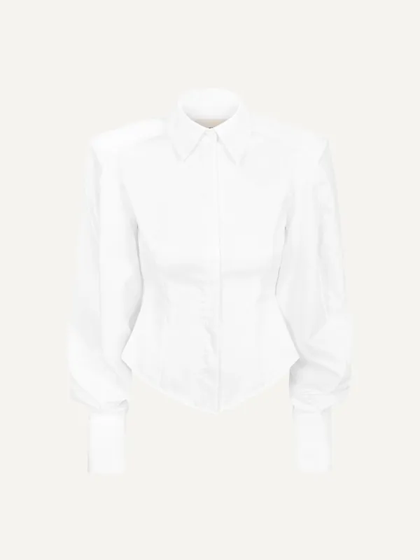 Blair Shirt White made by Duende