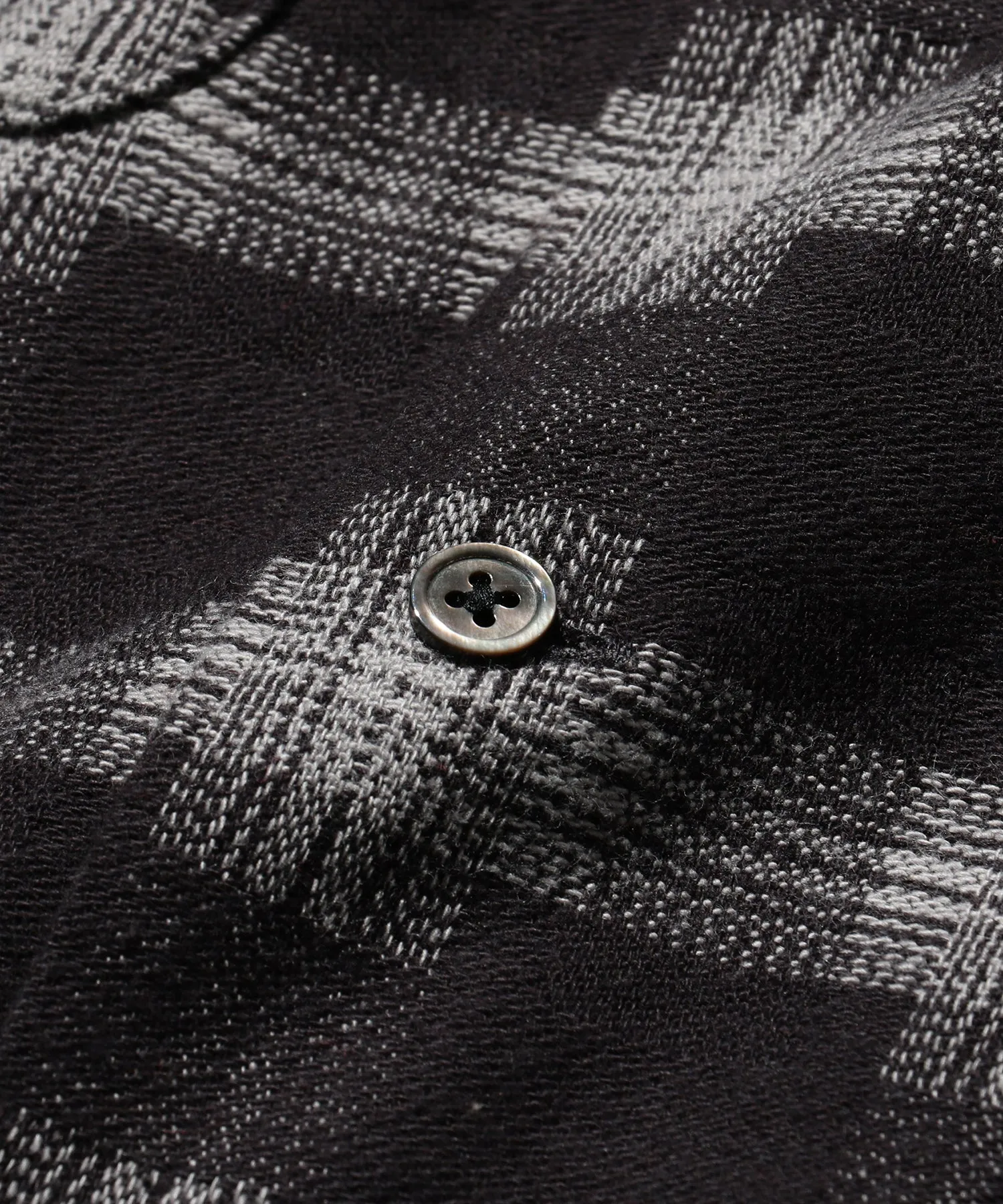 Open Collar Brushed Satin Plaid Shirt sold by Pilgrim Surf + Supply product image thumbnail 5