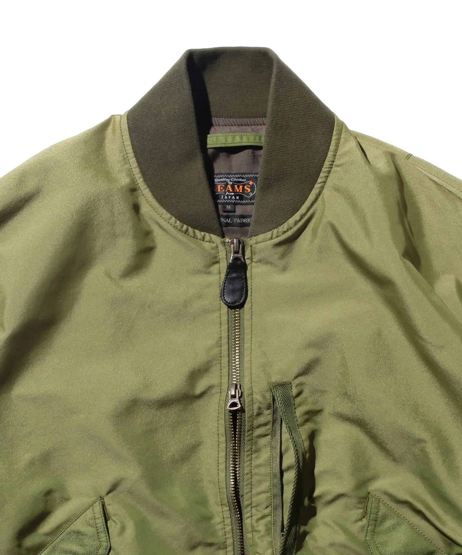 Iridescent Twill Military Flight Jacket sold by Pilgrim Surf + Supply product image thumbnail 3