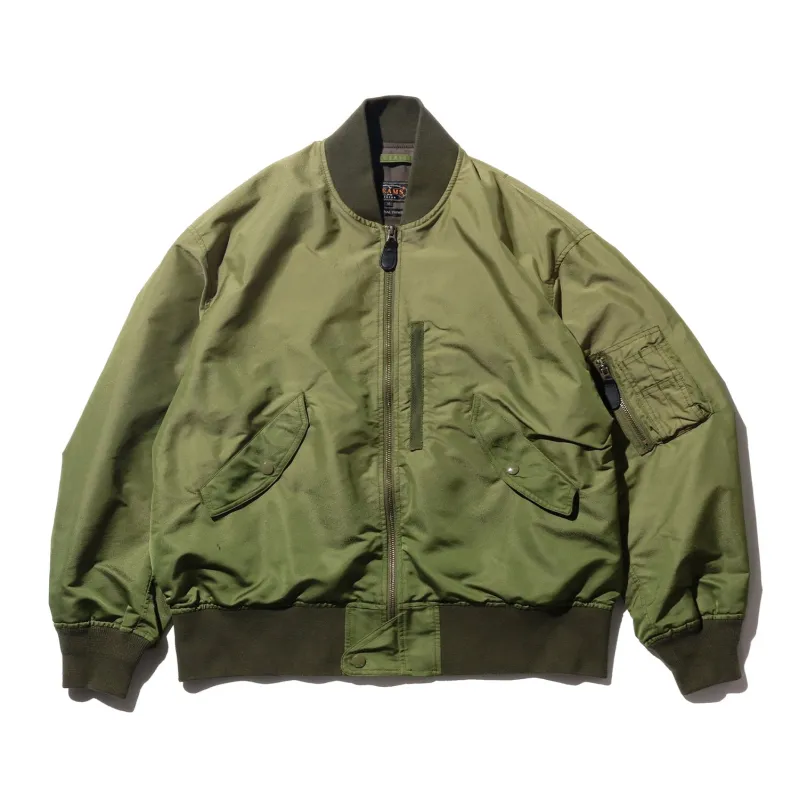 Iridescent Twill Military Flight Jacket sold by Pilgrim Surf + Supply
