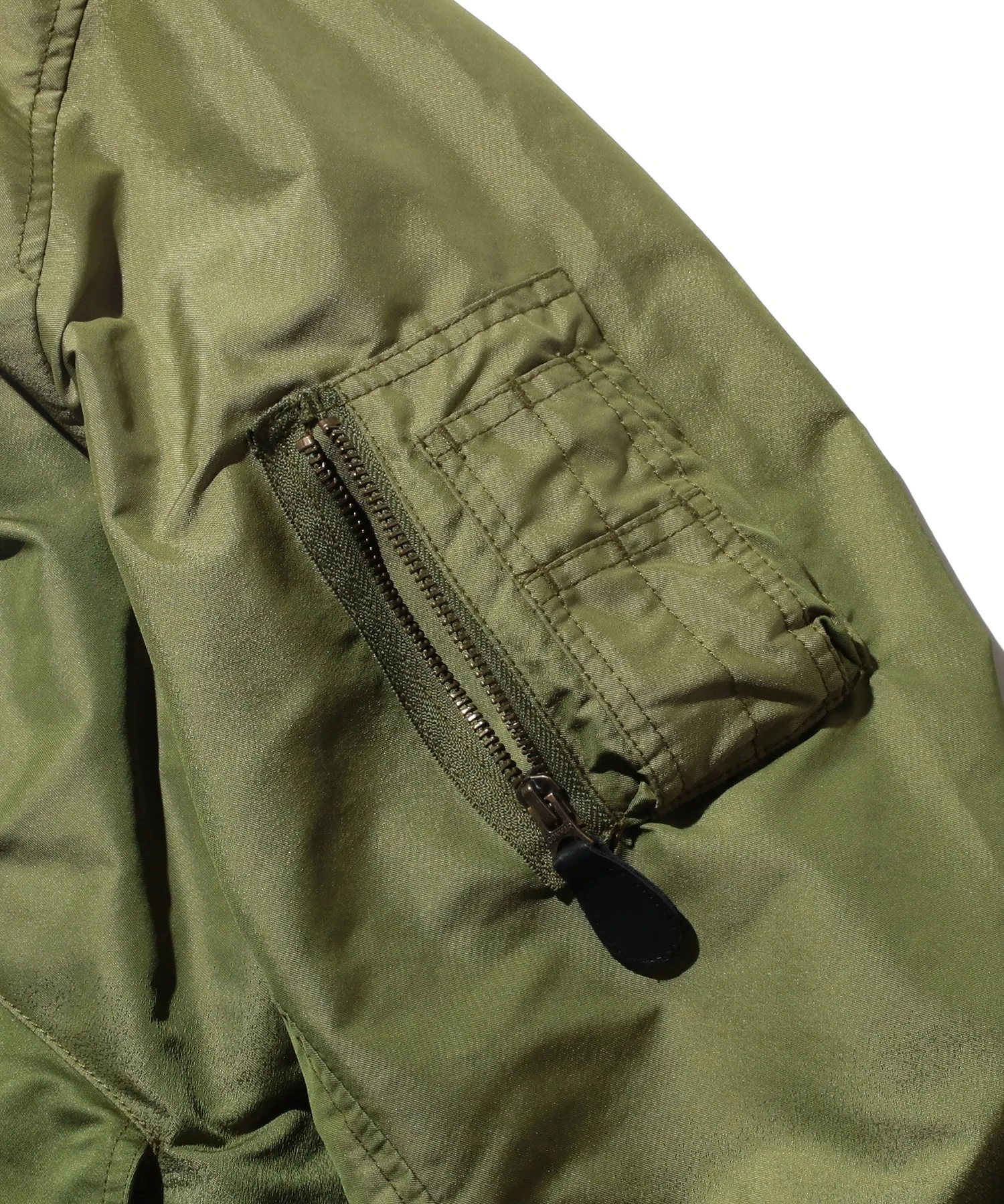 Iridescent Twill Military Flight Jacket sold by Pilgrim Surf + Supply product image thumbnail 5