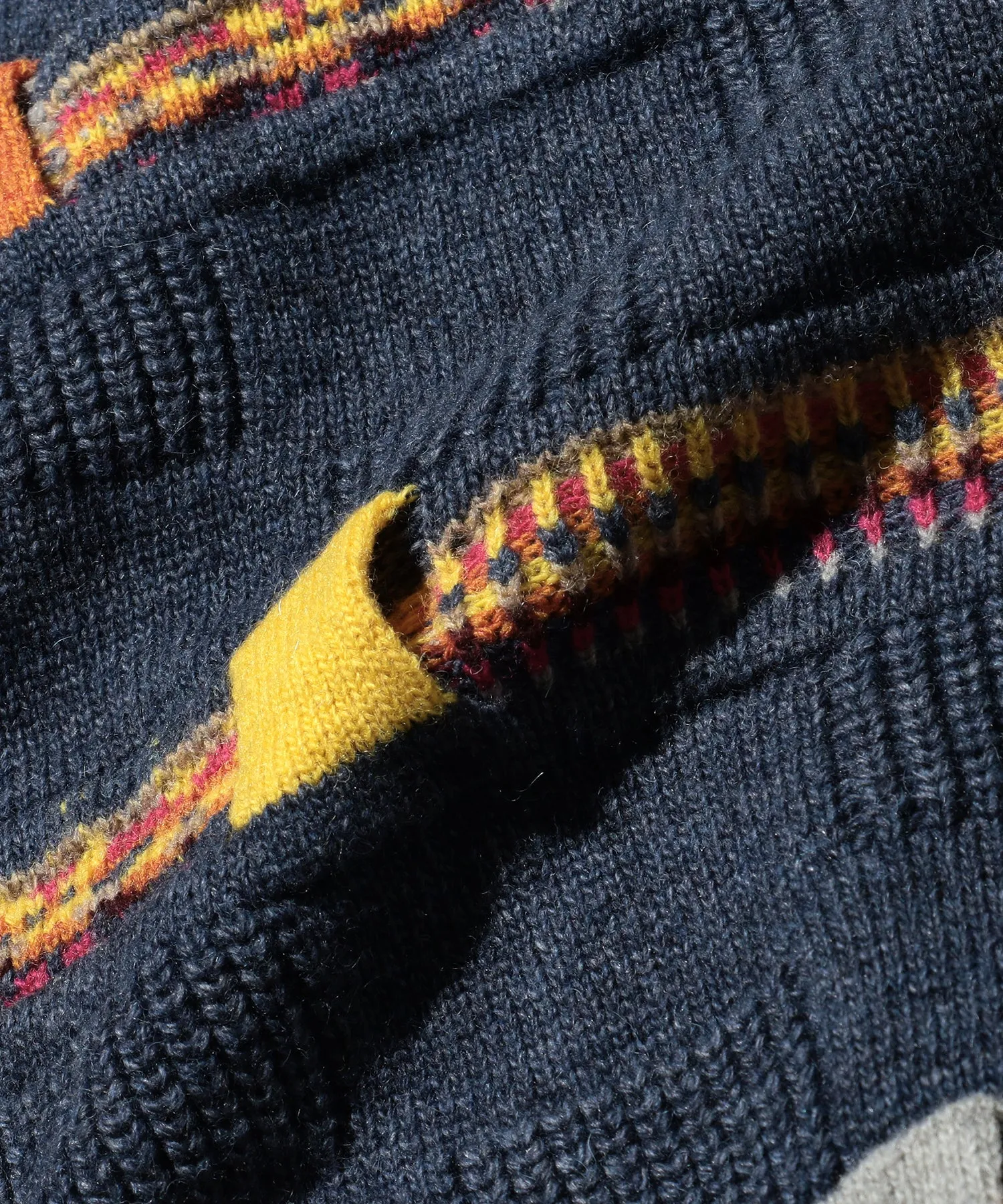 Jacquard Fair Isle Stripe 5G Crew sold by Pilgrim Surf + Supply product image thumbnail 5