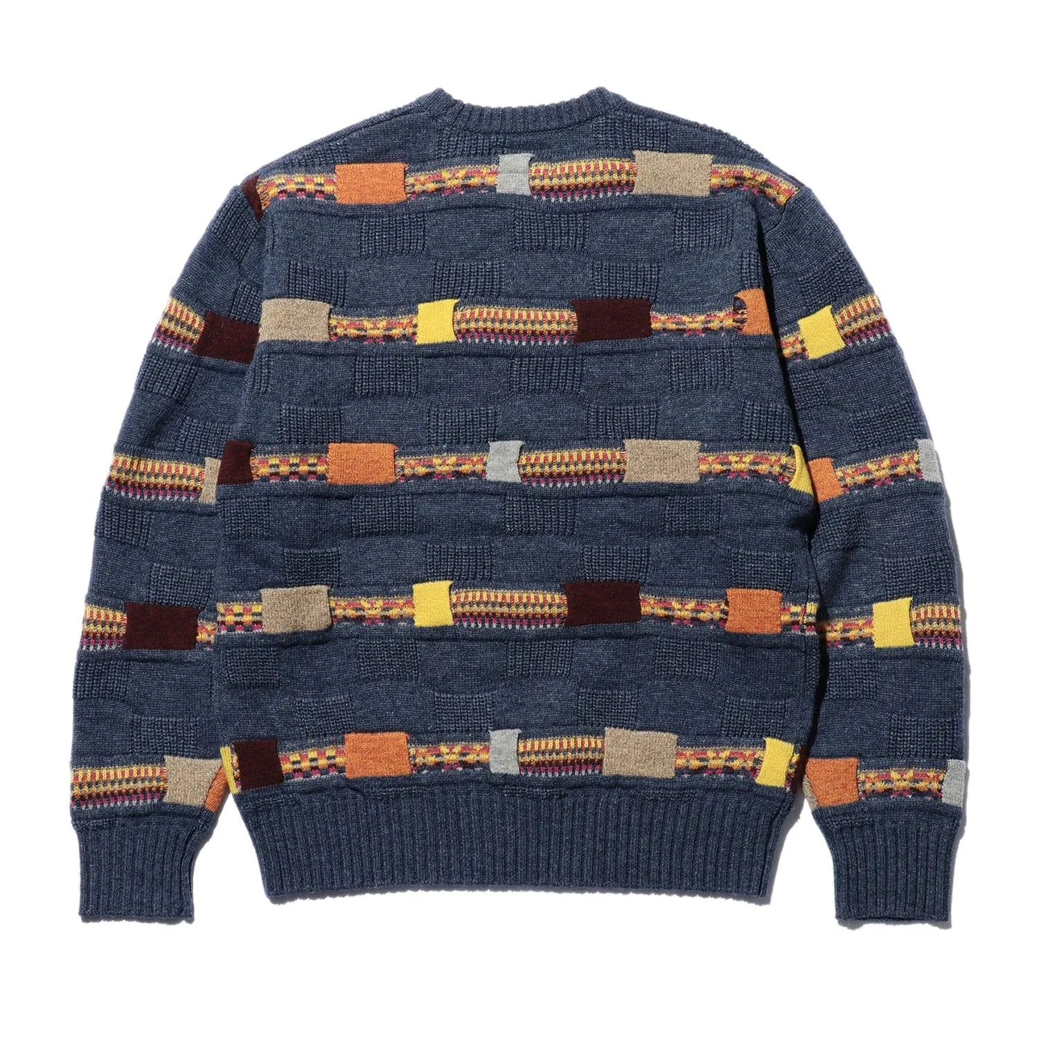 Jacquard Fair Isle Stripe 5G Crew sold by Pilgrim Surf + Supply product image thumbnail 2