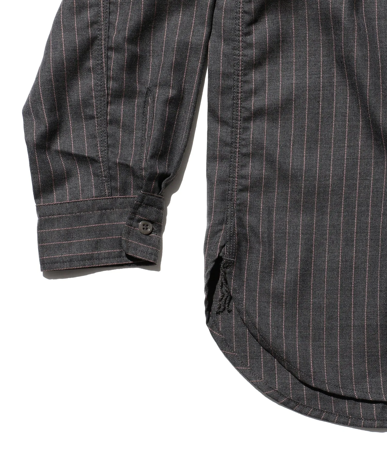 WORK Uniform Serge Pin Stripe Shirt sold by Pilgrim Surf + Supply product image thumbnail 4